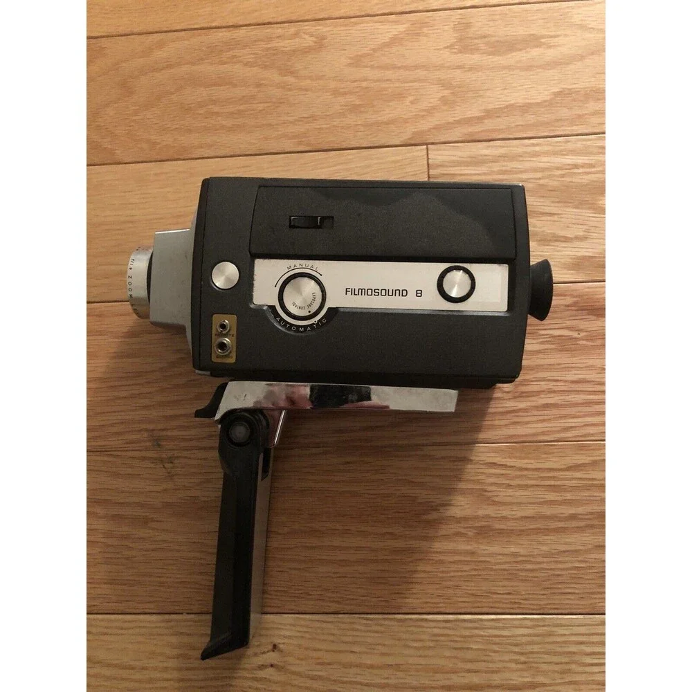 Vintage Bell Howell Filmosound 8 Autoload Hand held Camera Made in USA & Japan